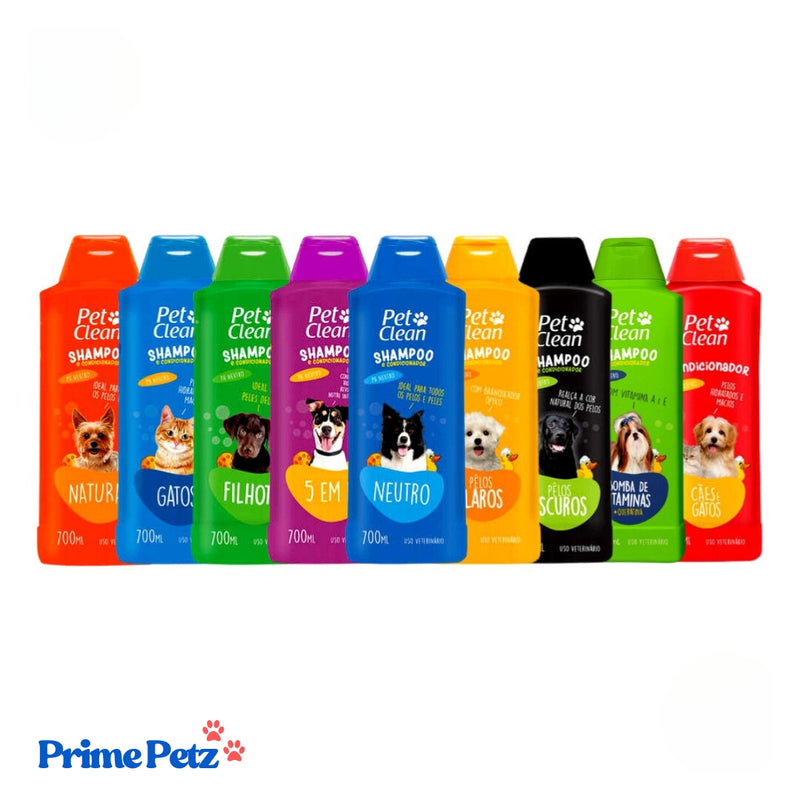 Shampoo ou Condicionador para Pet - Pet Clean 700mL