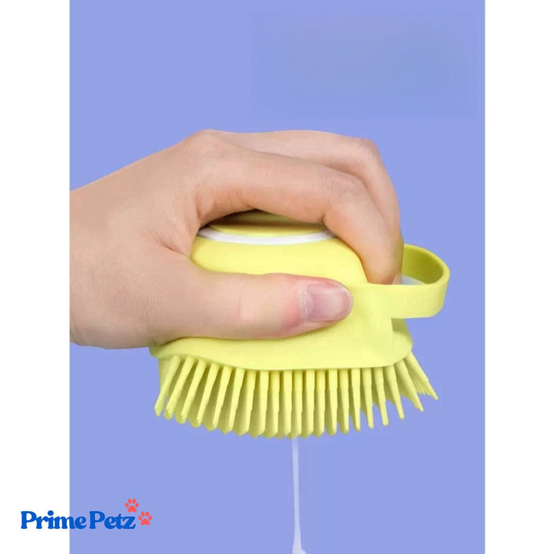 Esponja de silicone para banho com dispenser