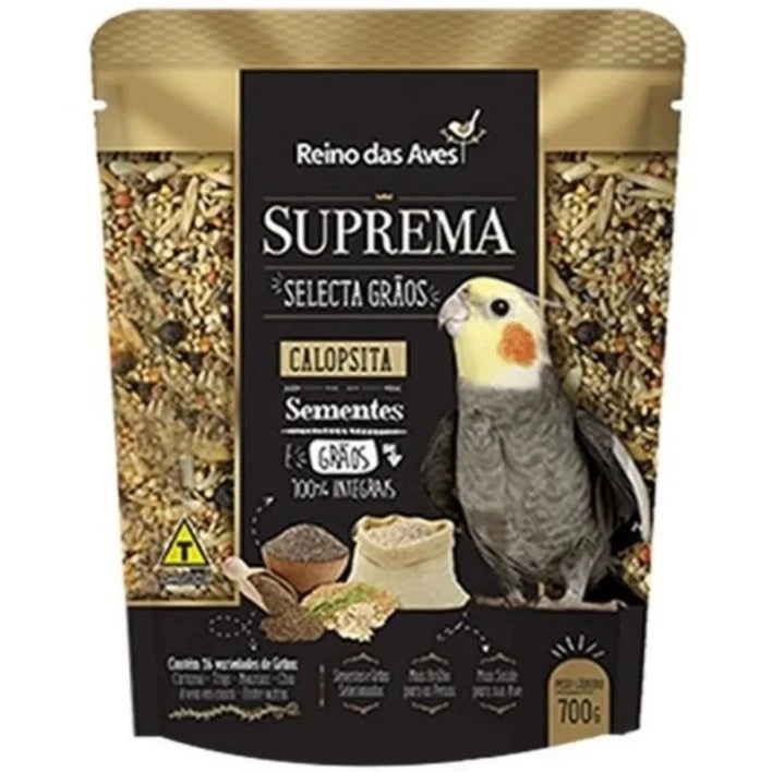 Suprema calopsita selecta grãos 700g - Reino Das Aves