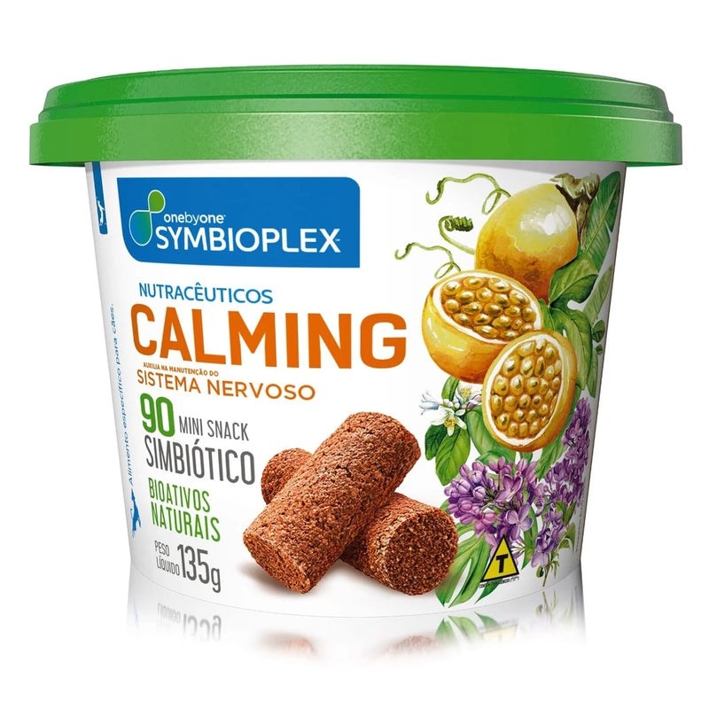 Petisco Calmante Para Cachorro Ansioso Que Late Muito Symbioplex Calming 90 Mini Snacks