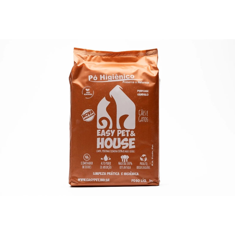 Pó Higiênico Eliminador de Odores - Easy Pet & House 1 Kg